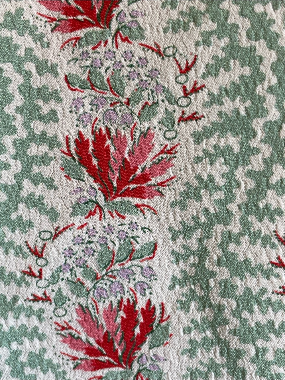 Hill House Wrap Maxi Skirt - Mint and Pink Floral - Picture 9 of 9